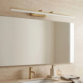 Toolight Toolight, LED nástenné svietidlo, 80cm, 13W, 4000K, 1000lm, APP1877-1W, Brúsené zlato, OSW-66032