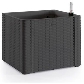 STEFANPLAST Samozavlažovací truhlík Natural Deluxe 35 l, antracit