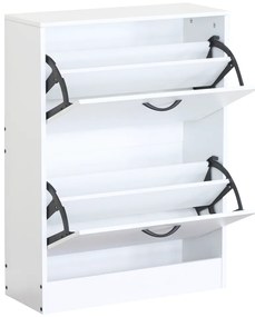 Botník BOTNIX, 2 poschodia, biela