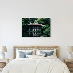 Obraz z japonskej národnej záhrady (90x60 cm)