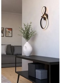 Eglo 901268 - LED Nástenné svietidlo SERPINS LED/11,4W/230V 3000K čierna