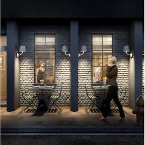 Gardino LX1791 - LED Vonkajšia nástenná lampa VIOLA LED/7W/230V IP65