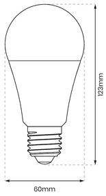 LED žiarovka E27 studená 6000k 15w 1500 lm