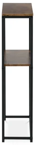 Autronic - Konzolový stolek s policí, 70x20x82 cm, dekor staré dřevo - CT-G1082 OLW AKCE NOVINKA