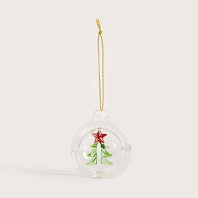 Závesná vianočná dekorácia GLARS s vianočným stromčekom 757488
