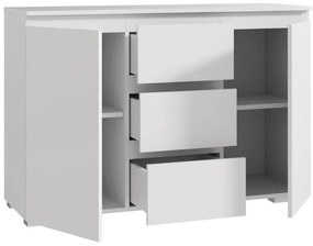Komoda 120 cm, biela