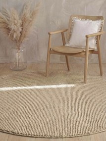 Ted Baker, Kusový koberec Ted Baker Richmond 106366 Light Beige kruh, 200x200, béžová, detská izba