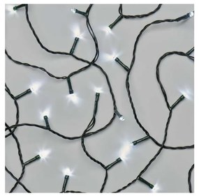 LED Vianočná vonkajšia reťaz 120xLED/17m IP44 studená biela