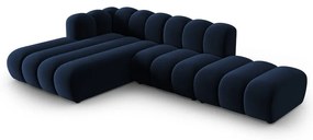 Tmavomodrá rohová pohovka (ľavý roh) Lupine – Micadoni Home