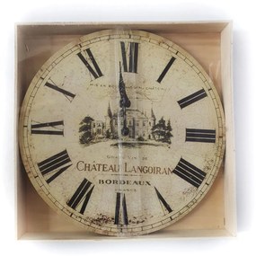 Nástenné vintage hodiny Chateau Langoiran 4700, 30 cm