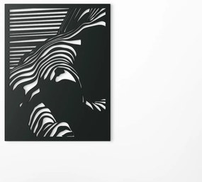 drevko Avantgardný obraz na stenu Akty Rozmer obrazu: 42,5 x 32,5 cm, Farba dekorácie: Čierna