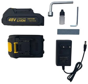 Veľká AKU sada HAYAMI HA-1008-1 3v1 - píla + záhradnícke nožnice + predlžovacia tyč 2,4 m