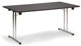 Skladací konferenčný stôl FOLD, 1600x800 mm, wenge