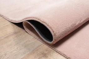 Protišmykový koberec MELLOW BLUSH ružový