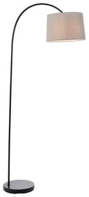 Endon 78163 - Stojacia lampa CARLSON 1xE27/60W/230V šedá/čierna