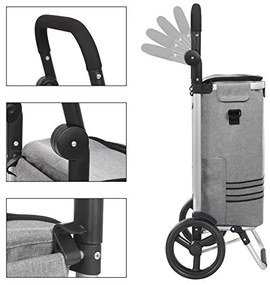 Nákupný vozík SONGMICS KST02GY