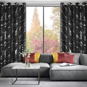 ZÁVES NA KRÚŽKOCH LANI 140X250 CM VZOROVANÁ