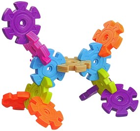 Lean Toys Farebné stavebné bloky - 52 kusov