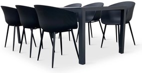 Záhradný jedálenský set Viking XL + 6x stolička Rikke