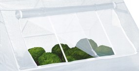 Garden Line Malý biely záhradný skleník/foliovník 180 x 140 x V94 cm