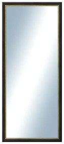 DANTIK - Zrkadlo v rámu, rozmer s rámom 60x140 cm z lišty Anversa čierna Au (3149)