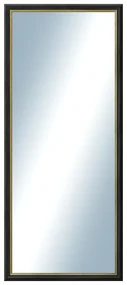DANTIK - Zrkadlo v rámu, rozmer s rámom 60x140 cm z lišty Anversa čierna Au (3149)