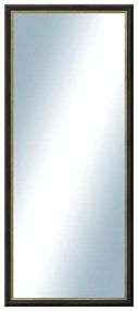 DANTIK - Zrkadlo v rámu, rozmer s rámom 60x140 cm z lišty Anversa čierna Au (3149)