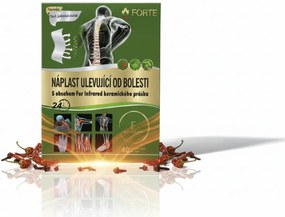 Hrejivá náplasť s kapsaicínom a Far Infrared keramickým práškom 12x18cm