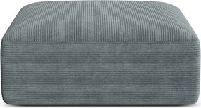 Tmavosivá menčestrová podnožka Campi – Cosmopolitan Design