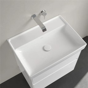 VILLEROY &amp; BOCH Collaro závesné umývadlo bez otvoru, bez prepadu, 650 x 470 mm, biela alpská, s povrchom CeramicPlus, 4A3368R1