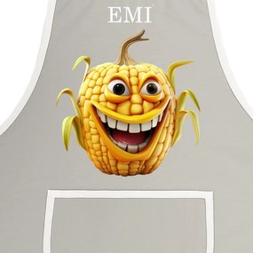 Kuchynská zástera Corny EMI, sivá