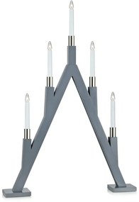 Sivá vianočná svetelná dekorácia Bjurfors – Markslöjd