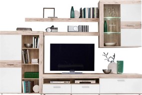 XXXLutz OBÝVACIA STENA biela, farba duba Carryhome - Obývacie steny - 000687053901