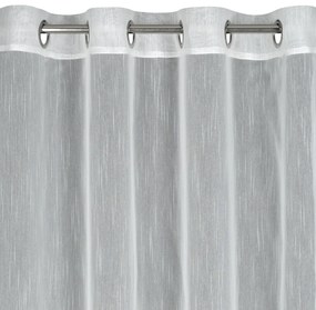 ZÁCLONA NA KRÚŽKOCH MONIC 140X260 CM BIELA