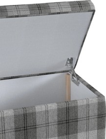 Truhlica čalúnená farba produktu sivá látka zapletaná, vzorované