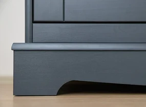 PROXIMA.store - Rustikálna drevená vitrína veľká 4s.2 - BELLUNO ELEGANTE FARBA: grafit - dub