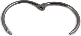 Matne čierne krúžky k sprchovému závesu v súprave 12 ks Ringo Small – Spirella