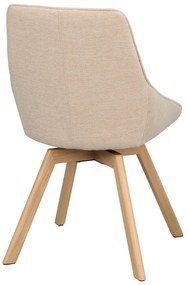 Béžové jedálenské stoličky v súprave 2 ks Alison – Rowico