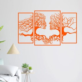 Veselá Stena Samolepka Duša lesa Farba: oranžová, Veľkosť: 80 X 48 cm