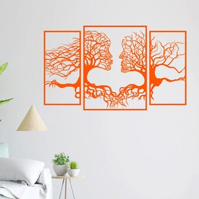 Veselá Stena Samolepka na stenu na stenu Duša lesa Farba: oranžová, Veľkosť: 100 x 59 cm