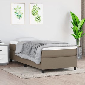 Boxspring posteľ s matracom sivohnedý 100x200 cm látka 3144403