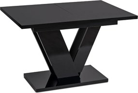 ROZKLADACÍ KUCHYNSKÝ STÔL ČIERNY 120-160 cm