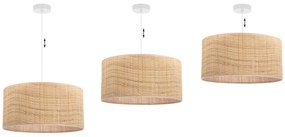 Závesné svietidlo Rattan, 1x ratanové tienidlo, (fi 45cm), w
