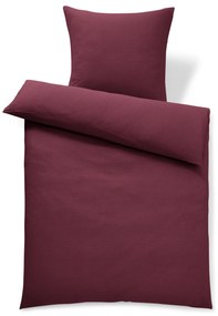 Mušelínová posteľná bielizeň, vínová, štandardná veľkosť