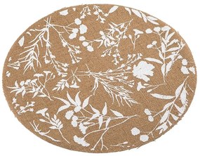 Altom Jutové prestieranie Meadow pr. 38 cm, prírodná