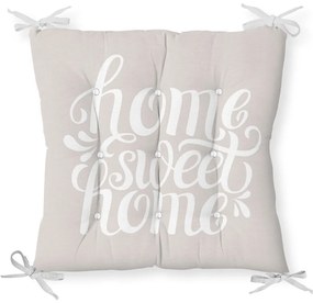 Sedák s prímesou bavlny Minimalist Cushion Covers Home Sweet Home, 36 x 36 cm