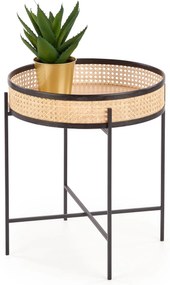 Ratanový konferenčný stolík LANIPA 50x55 cm