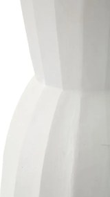 Váza Glint Pot 41 cm biela