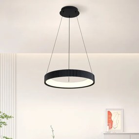 Brilagi - LED stmievateľný luster na lanku FALCON MODERN LED/30W/230V 40 cm čierny + diaľkové ovládanie
