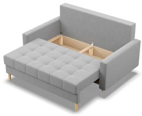 Dvojmiestna pohovka ELMA 2 rozkladacia, sivá